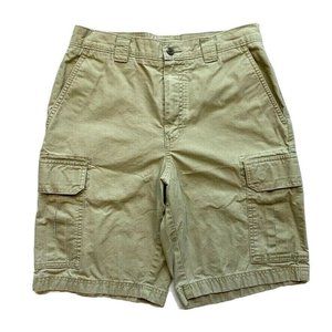 LL Bean Cargo Shorts Mens 30 Relaxed Outdoor Hiking Utility Work OGSX9 Khaki Y2K